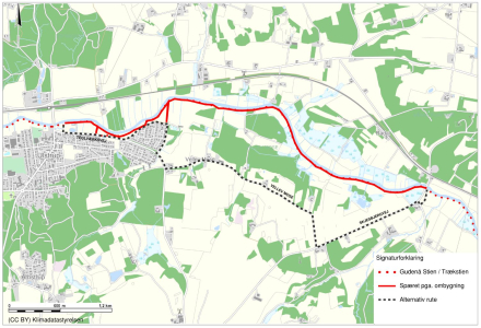 Kort over ruter