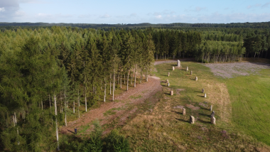 Dronefoto fra Høj Stene