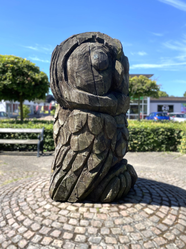 Skulptur i Hammel - Uglen