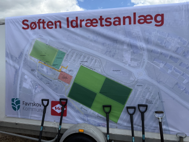 Plan over Søften Idrætsanlæg