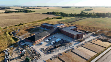 Dronefoto af Plejehjemmet Vinterslev