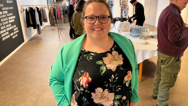 Heidi, der har været med til at arrangere temadagen om Fremtidens Fællesskaber.