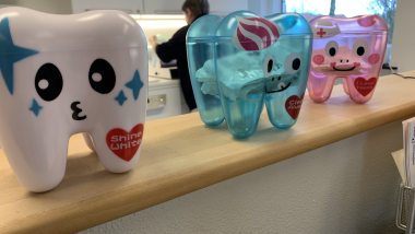 Den kommunale tandpleje på Østervangskolen i Hadsten
