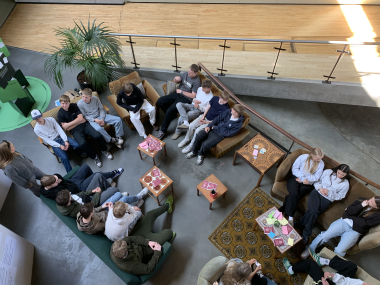 Grundlovsforfest på biblioteket i Hadsten