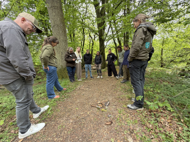 Workshop i skoven ved Moselund spejdercenter