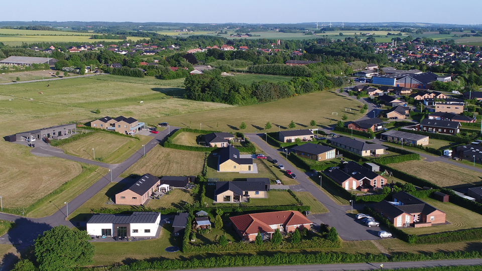 dronefoto fra Thorsø