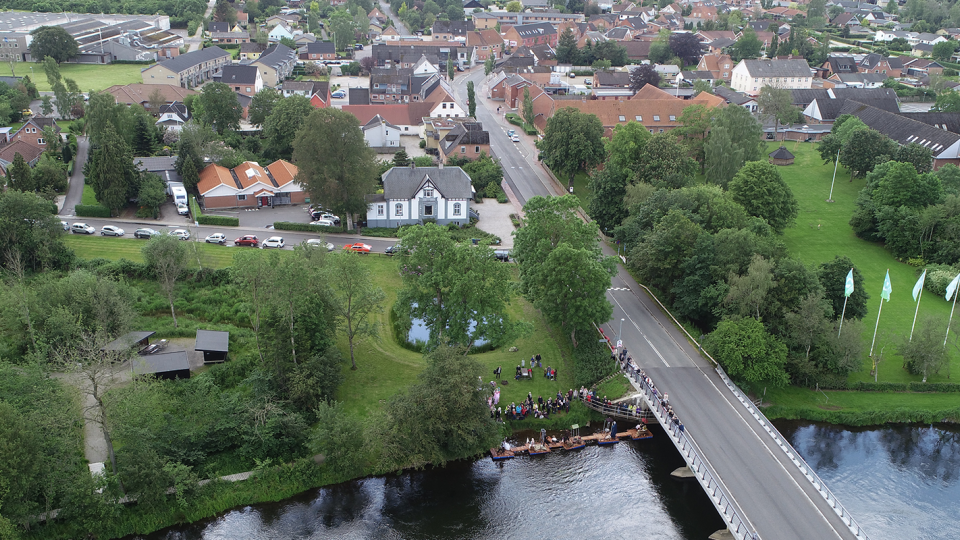 Dronefoto fra Ulstrup