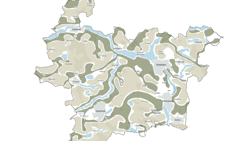 kort over kommune