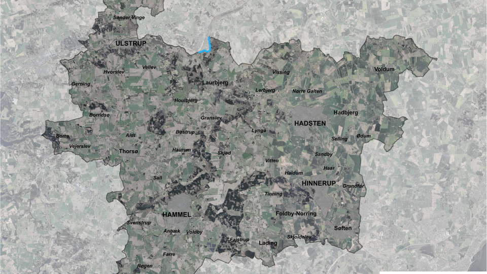 Kort over kommune