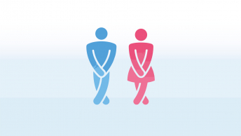 Tegnet logo for temamøde om inkontinens