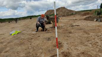 Arkæologiske udgravninger foregår ved Borre