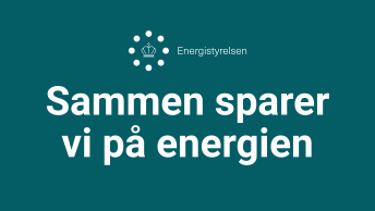 Banner med teksten "sammen sparer vi på energien"