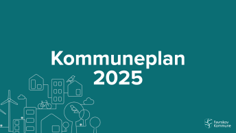 Grafik med teksten "Kommuneplan 2025"