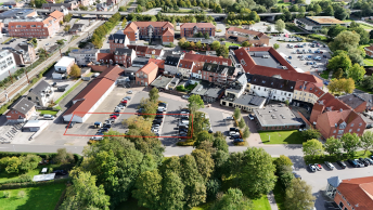 Luftfoto af grund