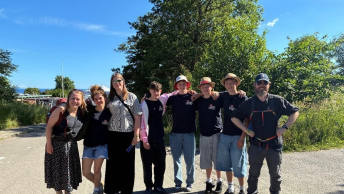 Unge fra Ung Favrskov deltog i årets Folkemøde på Bornholm