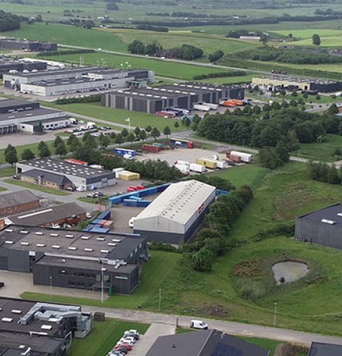 Søften Erhverv - dronefoto